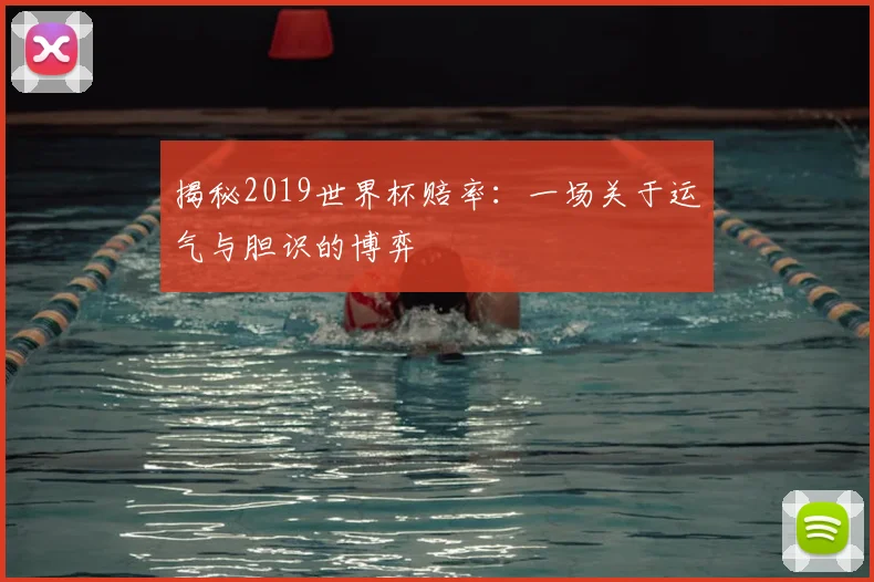 揭秘2019世界杯赔率:一场关于运气与胆识的博弈